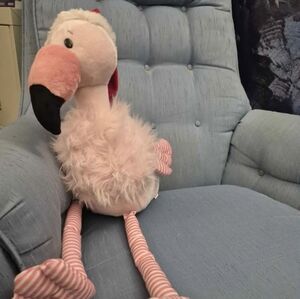 GANZ Pink Flamingo Plush Accent
